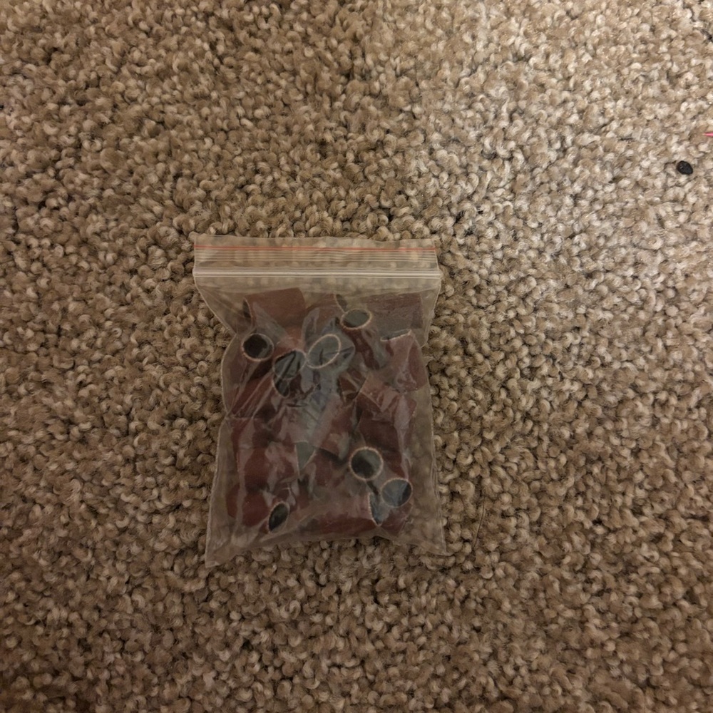 Nail drill sanding bands